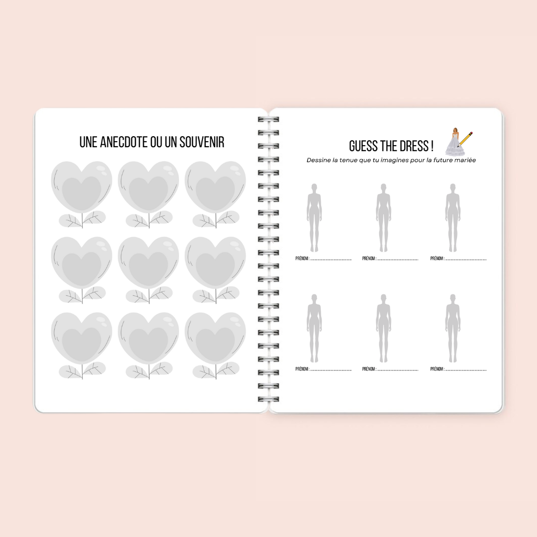 Livre d'or EVJF personnalisable - team bride