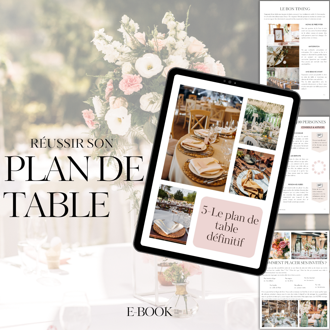 Ebook : Réussir son plan de table