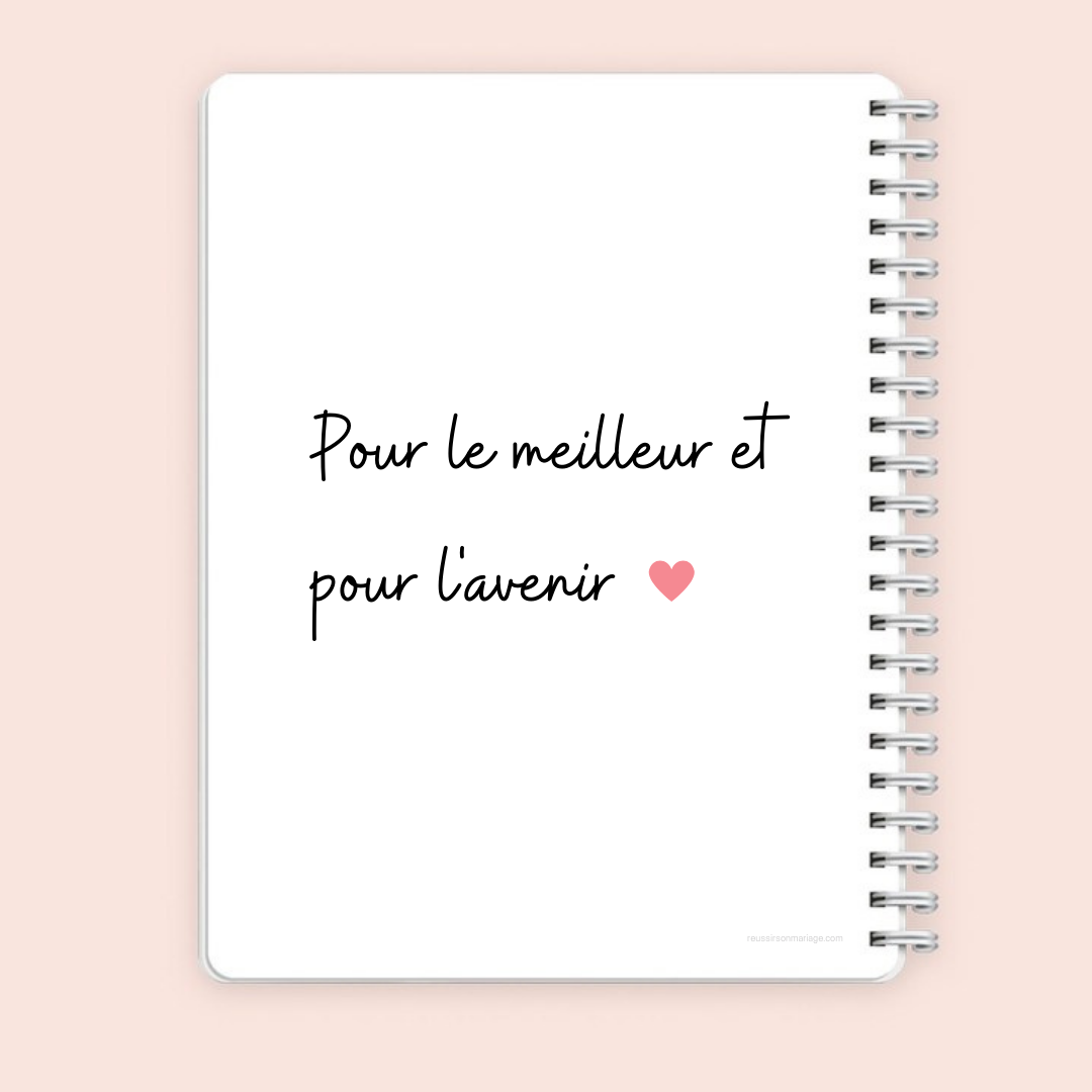 Livre d'or EVJF personnalisable - Fleurs