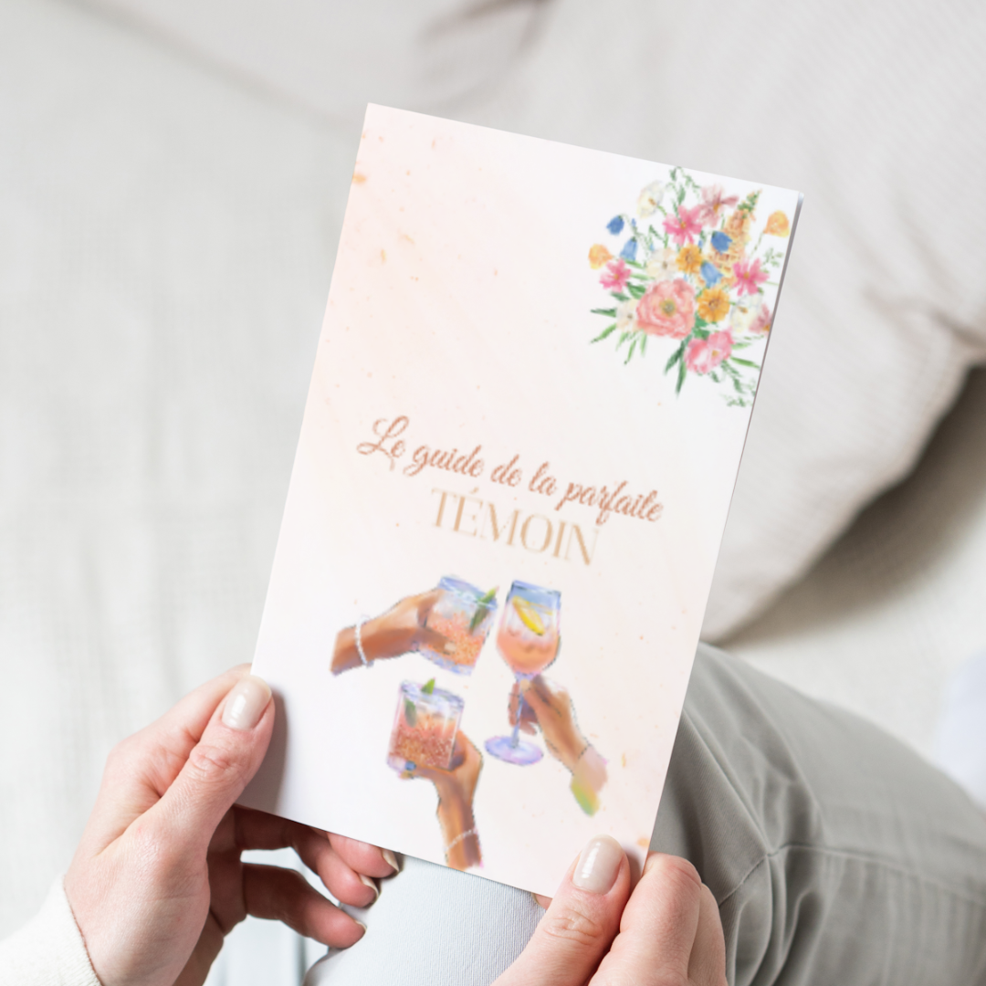 Guide de la parfaite témoin à imprimer : fête