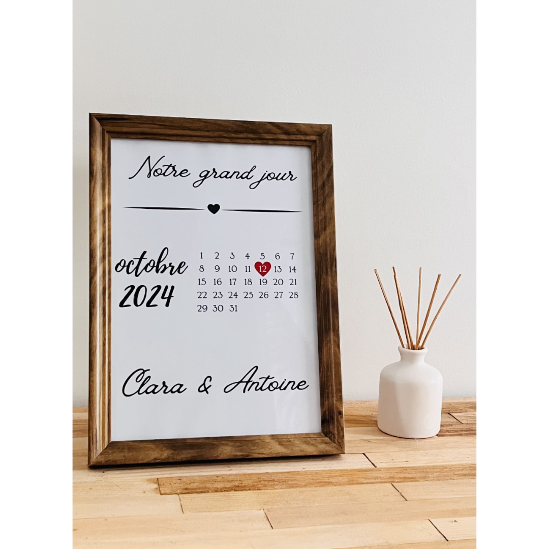 Poster numérique : Notre grand jour