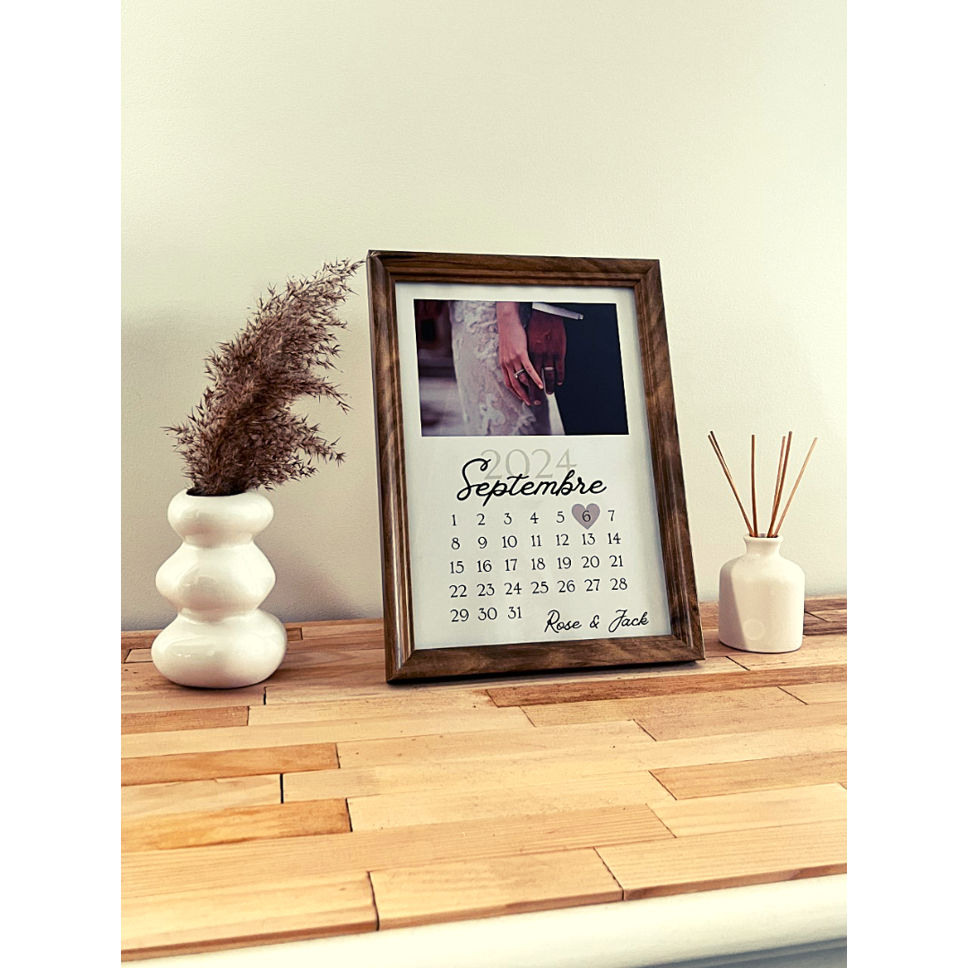 Poster numérique : Calendrier