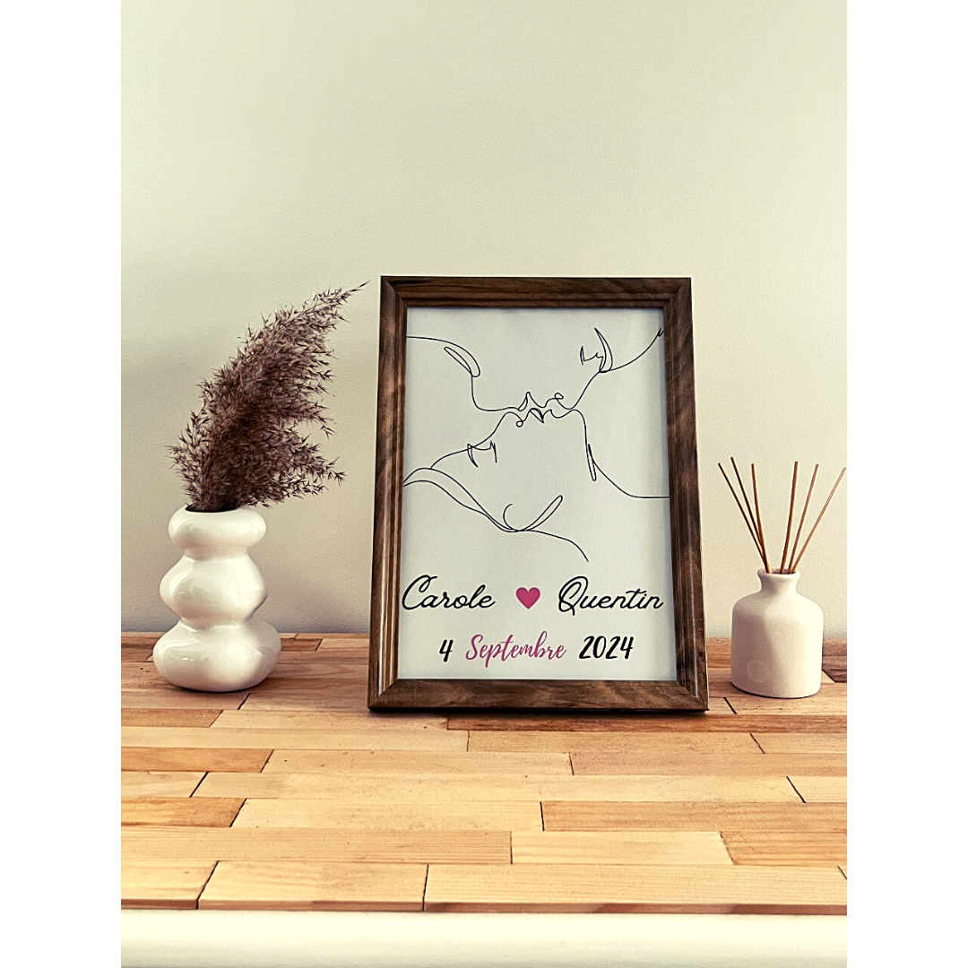 Poster numérique : Bisou