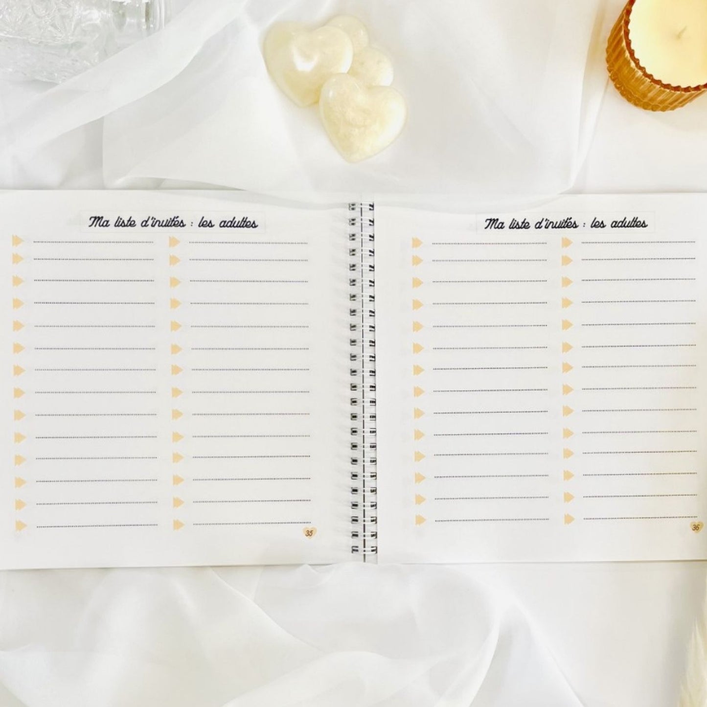 Livre organisateur de mariage personnalisable