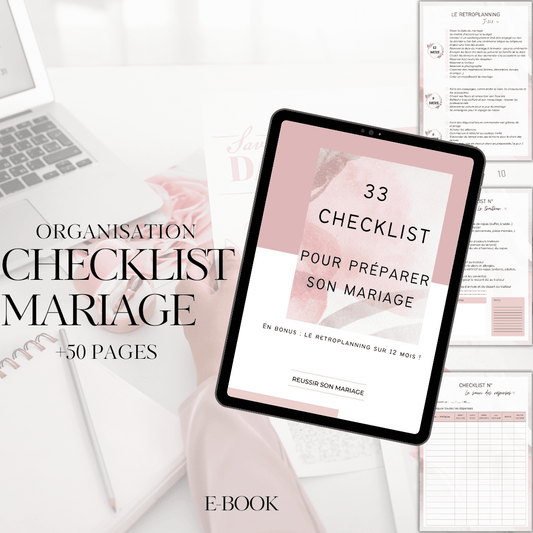 Checklist de mariage numérique