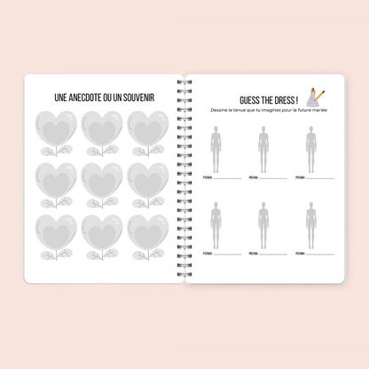 Livre d'or EVJF personnalisable - Bride to be
