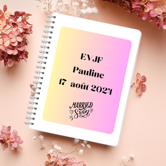 Livre d'or EVJF personnalisable - Married soon